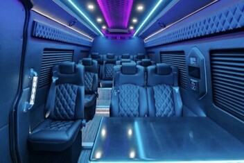 Lawrence Sprinter Bus Interior