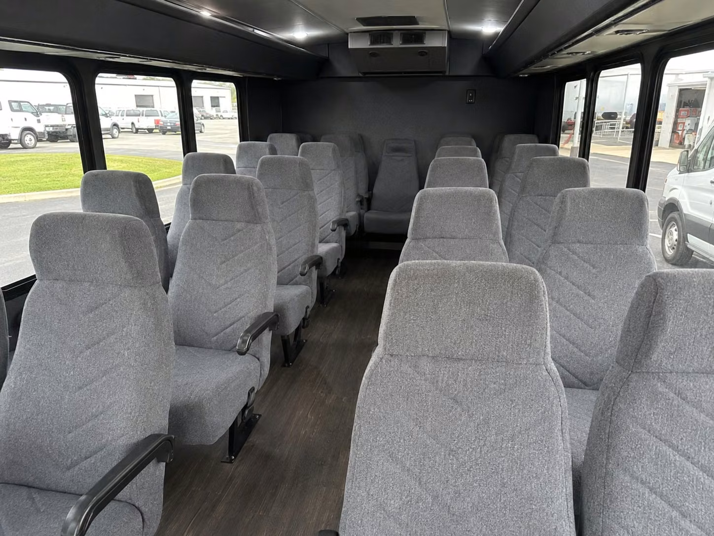 18 passenger minibus interior