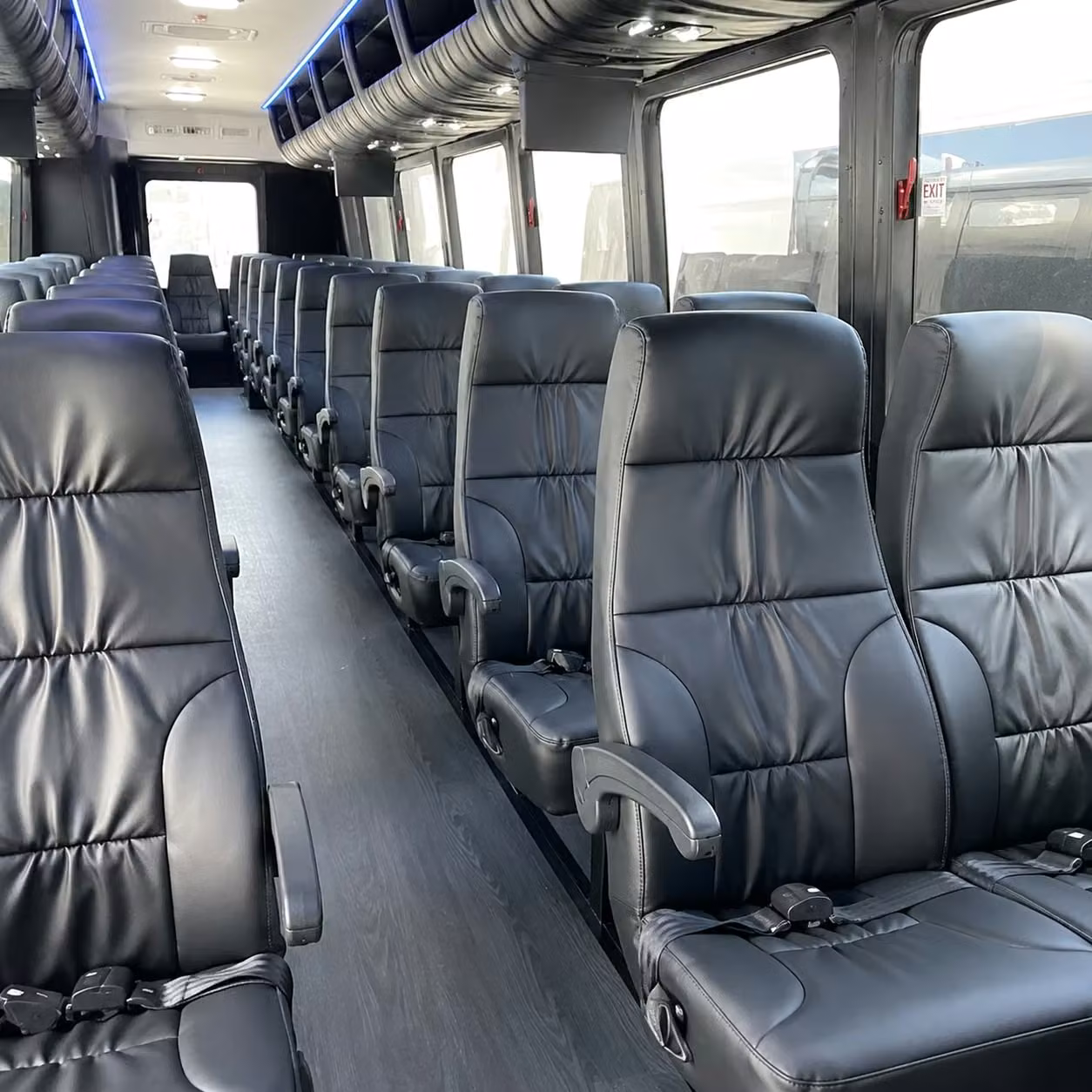 25 passenger minibus interior