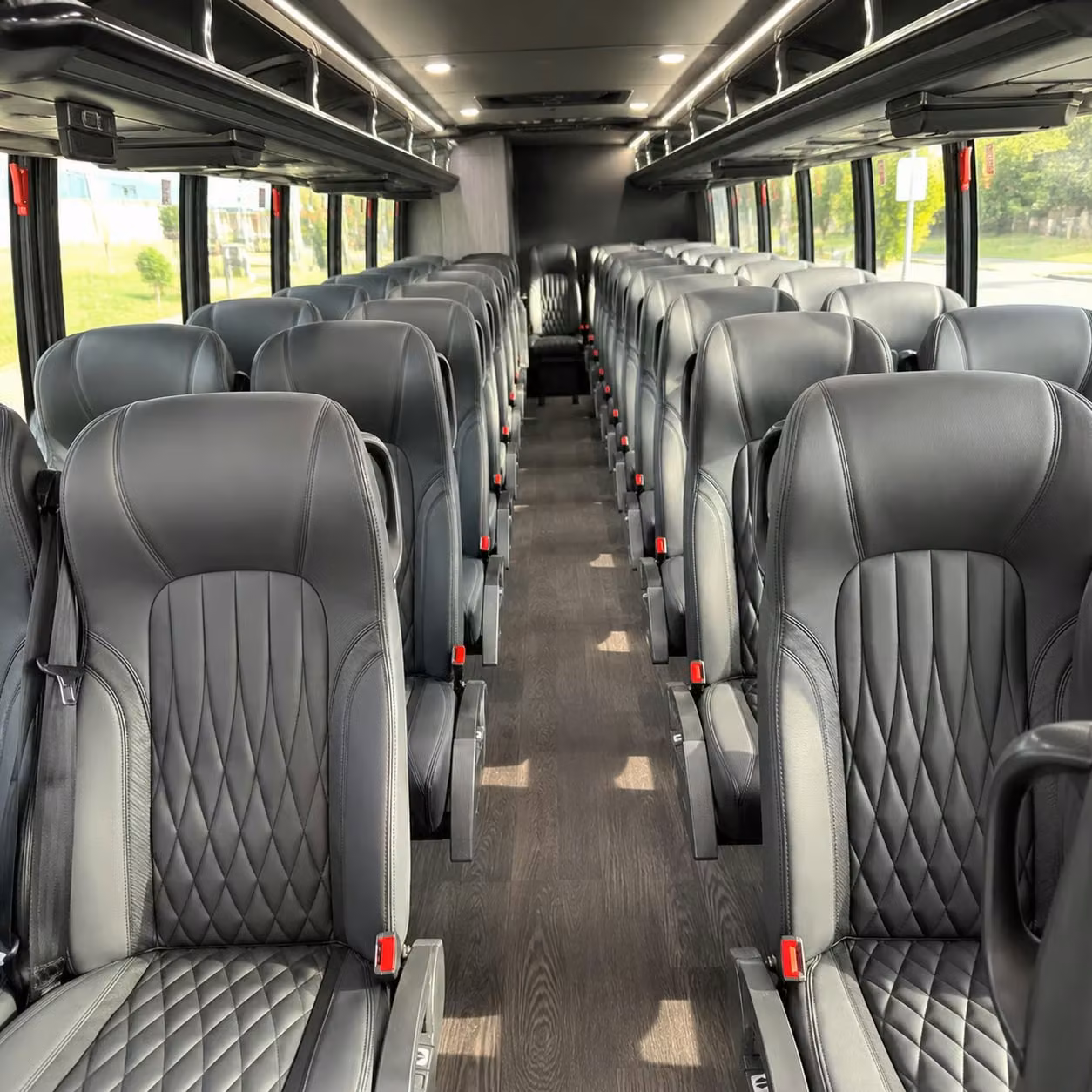 30 passenger minibus interior