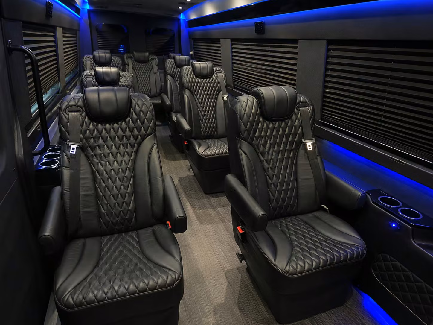 sprinter van with driver inside