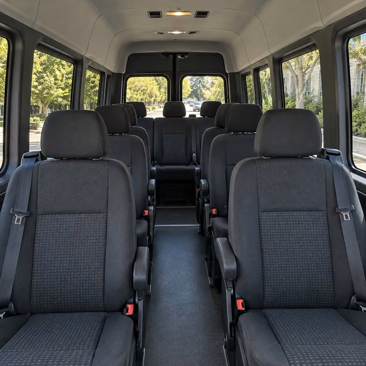 sprinter van with driver interior
